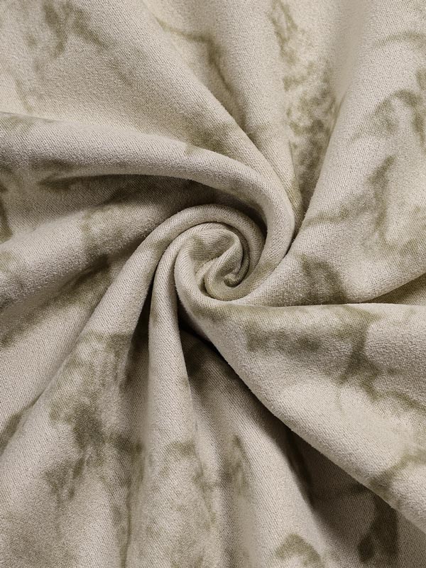 Men's Suede Speckled Pattern Casual Round Neck Short Sleeve T-shirt