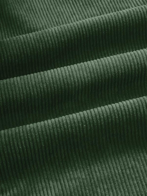 Men's Corduroy Elastic Waist Casual Shorts