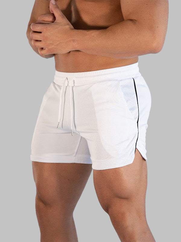 Men's breathable mesh quick-drying fitness shorts