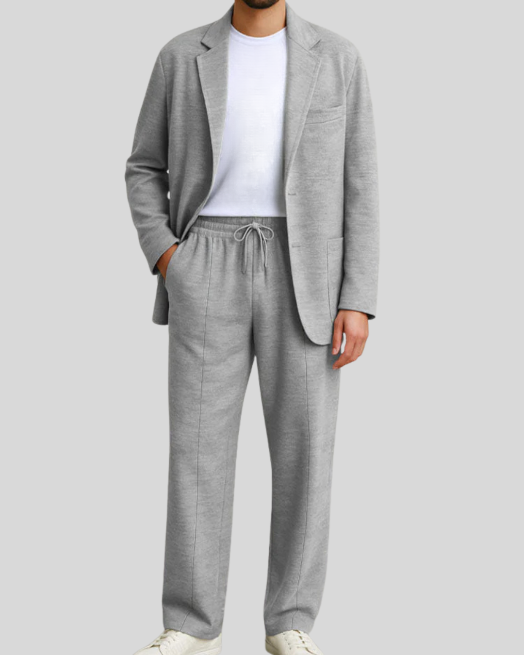 Casual Comfy 2-Piece Suit Set