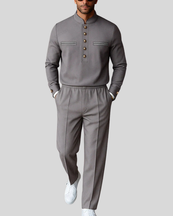 Casual Military Style Matching Set