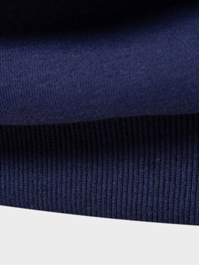 Men's Casual Lapel Long Sleeve Polo Sweatshirt