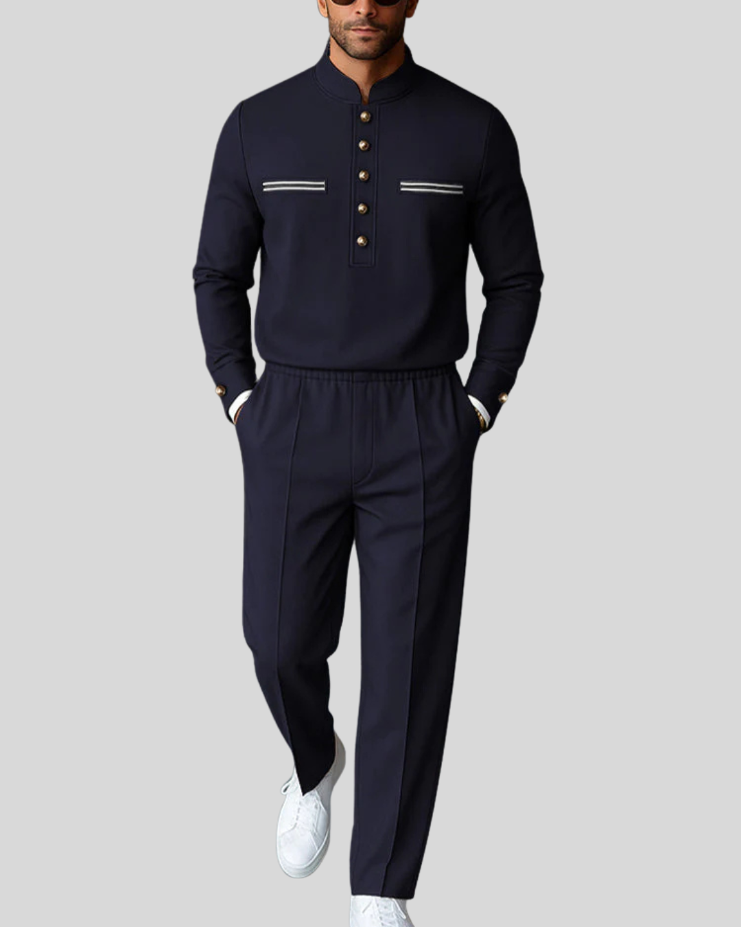 Casual Military Style Matching Set