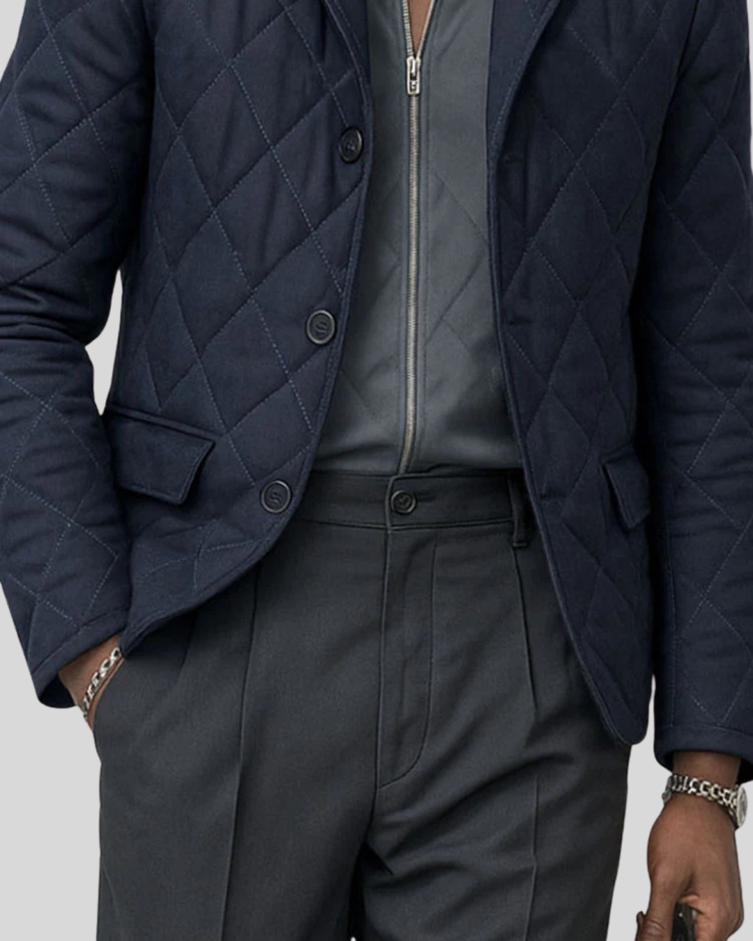 Modern Quilted Thin Padded Jacket