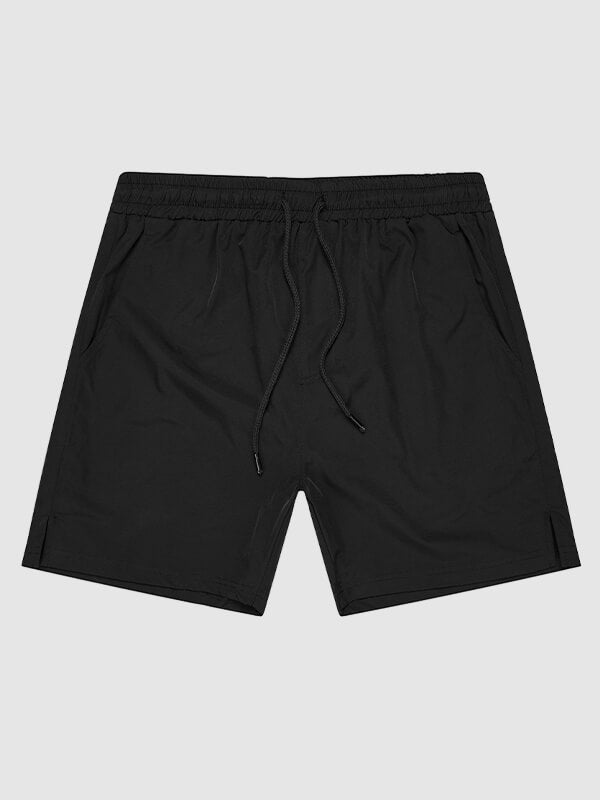 Men's Solid Color Casual Quick-Drying Beach Shorts