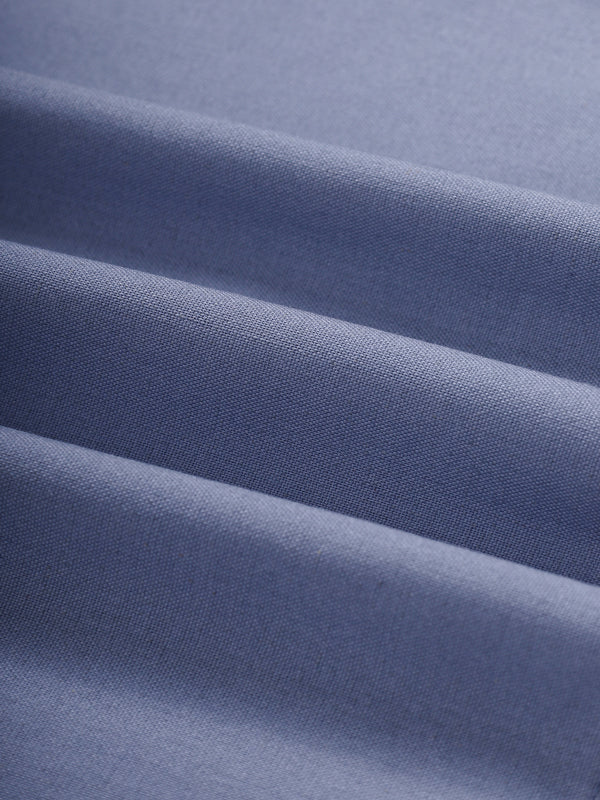 Men's Solid Color Cotton Linen Double Pocket Buttoned Blazer Jacket