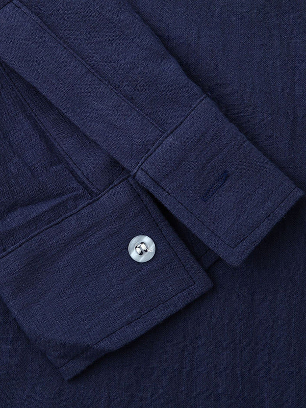 Men's Plain Basic Long Sleeve Shirt