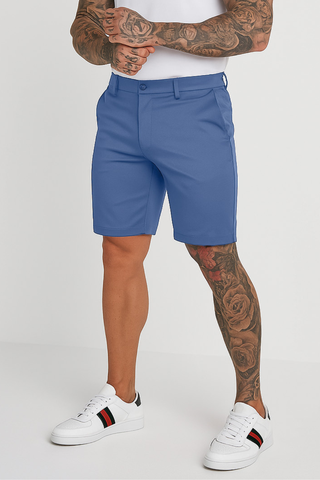 Salvatore: Wrinkle-Free Stretch Chino Shorts