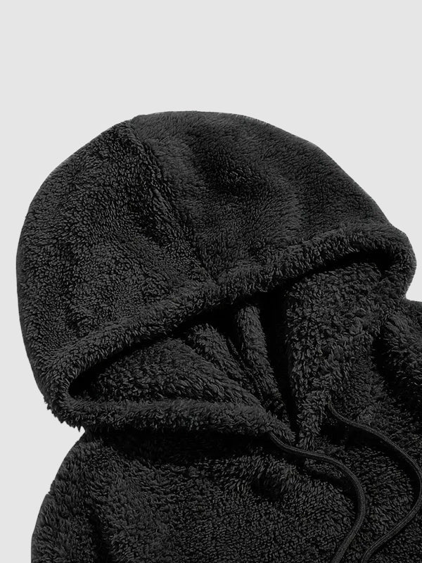 Men's Solid Fleece Hoodie