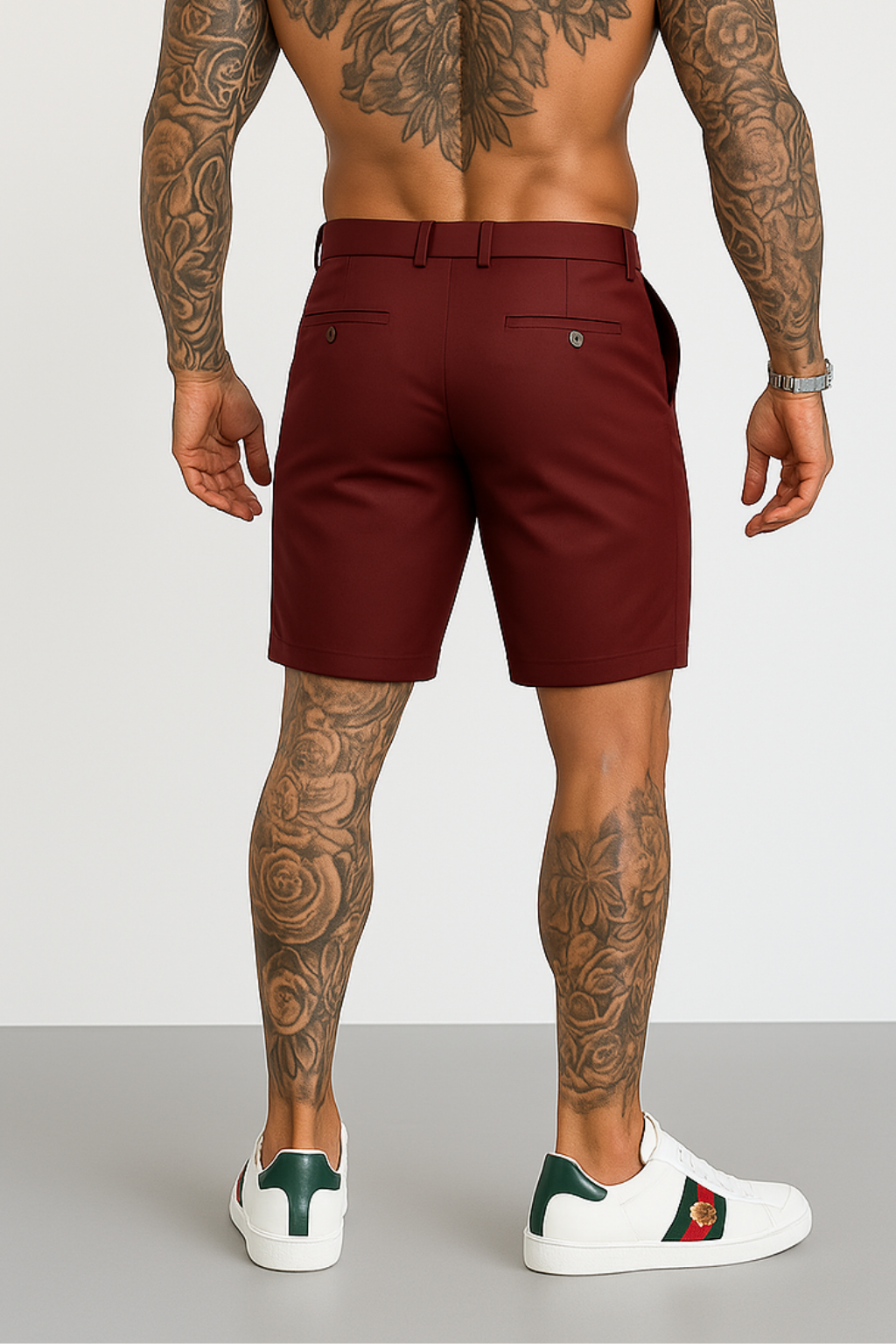 Salvatore: Wrinkle-Free Stretch Chino Shorts