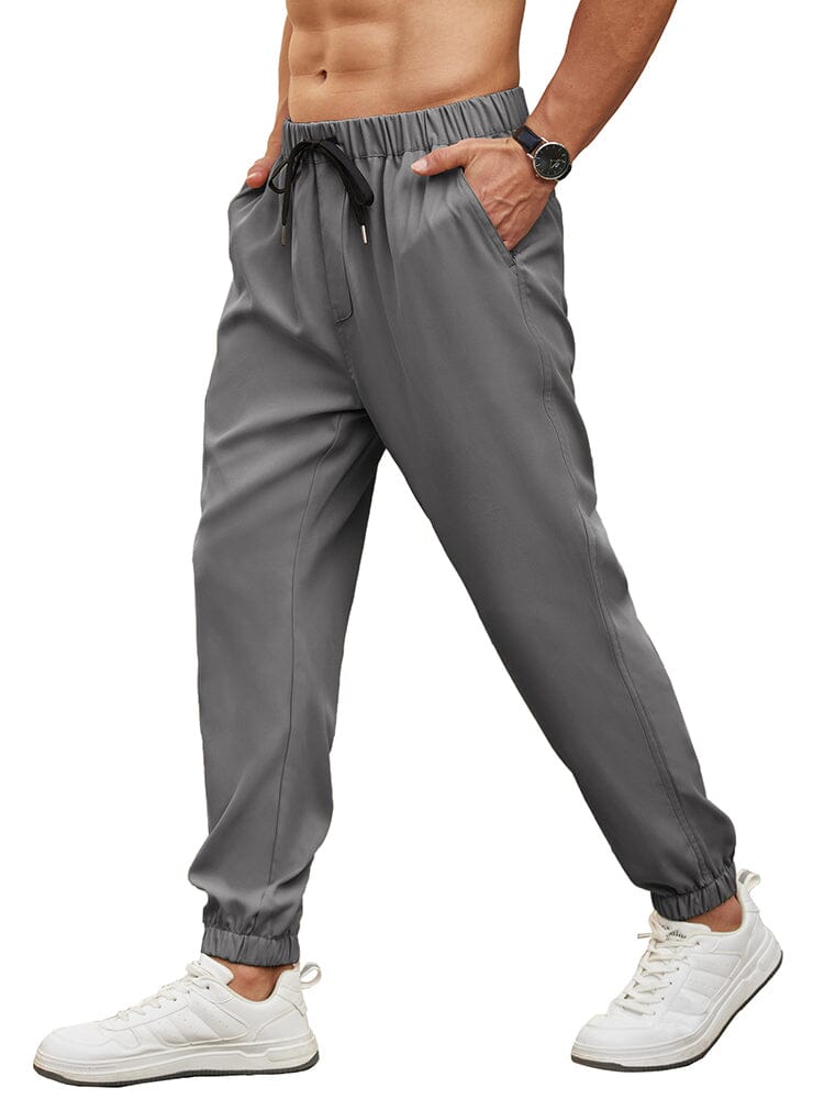 Regular Fit Elastic Waistband Jogger Pants (US Only)