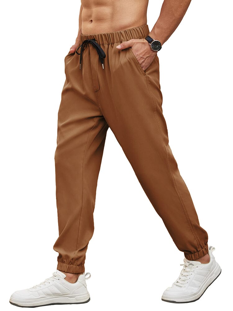 Regular Fit Elastic Waistband Jogger Pants (US Only)