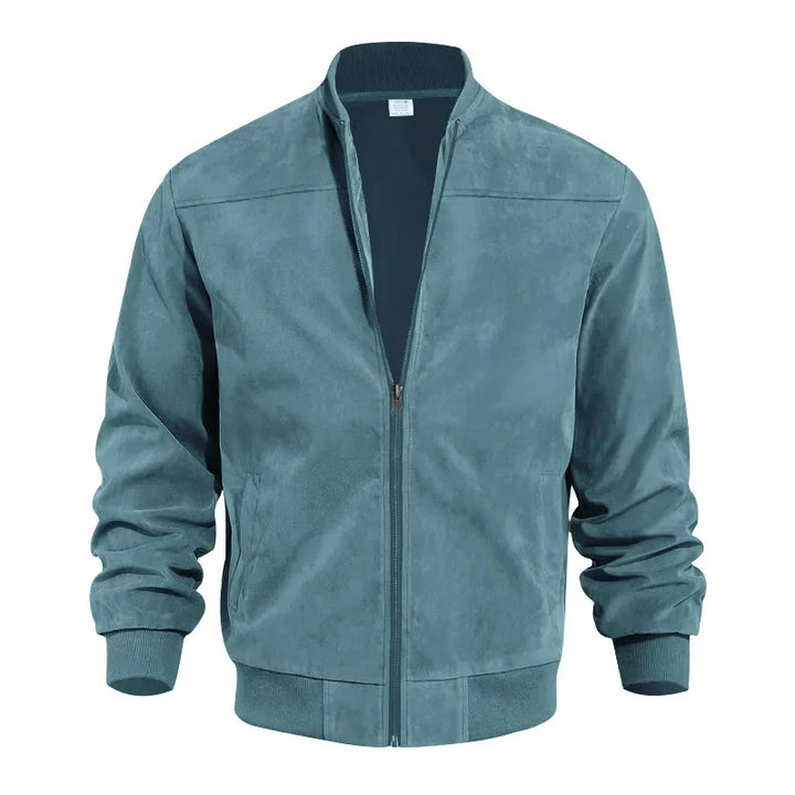 Men's Vintage Suede Zip Jacket