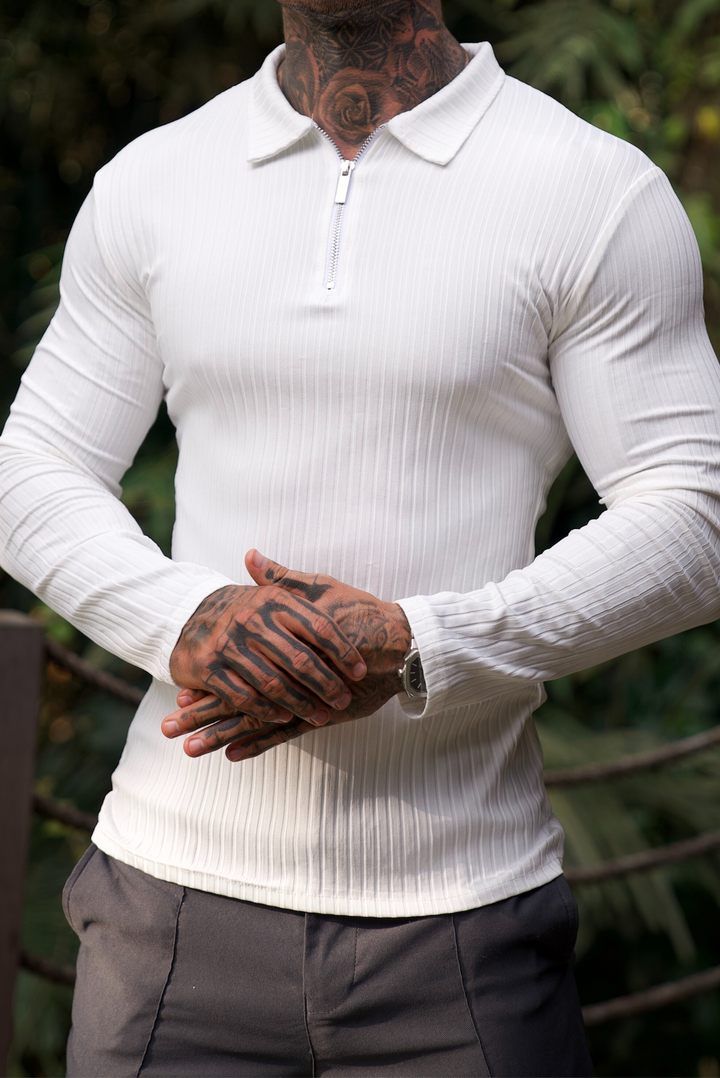 Fascino: Half-Zip Muscle Fit Pullover