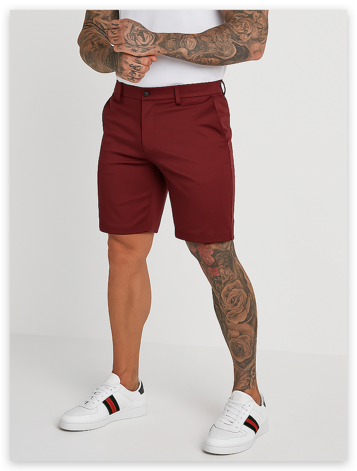 Salvatore: Wrinkle-Free Stretch Chino Shorts