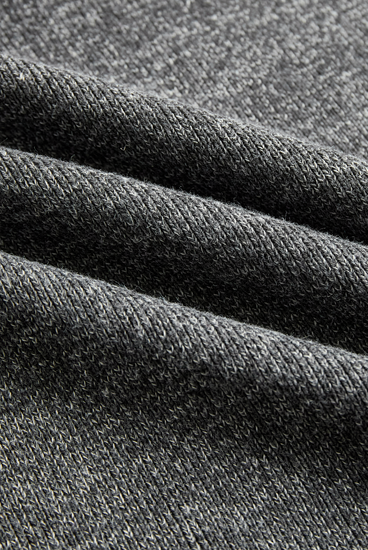 Women's Fashion Loose Knit White Trim Zipper Polo Neck Mini Dress MDA0774H6Y