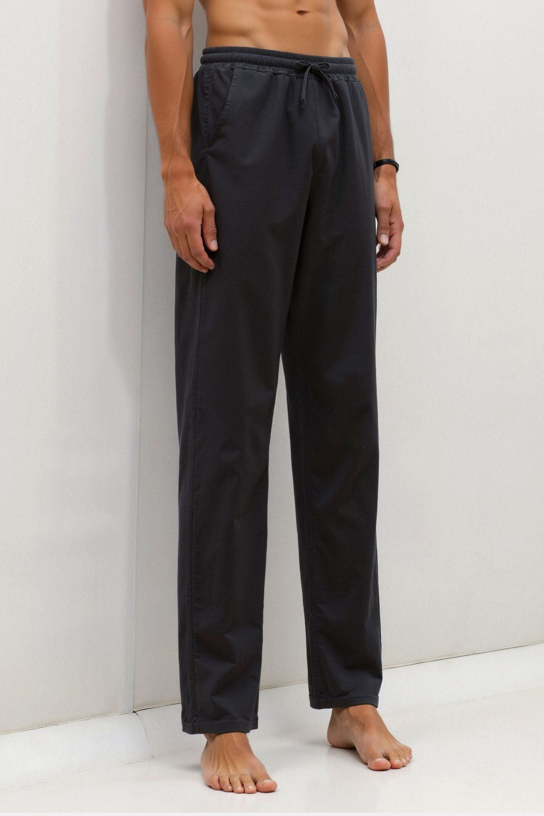 KORRIK Cotton & Linen Blend Drawstring Pants