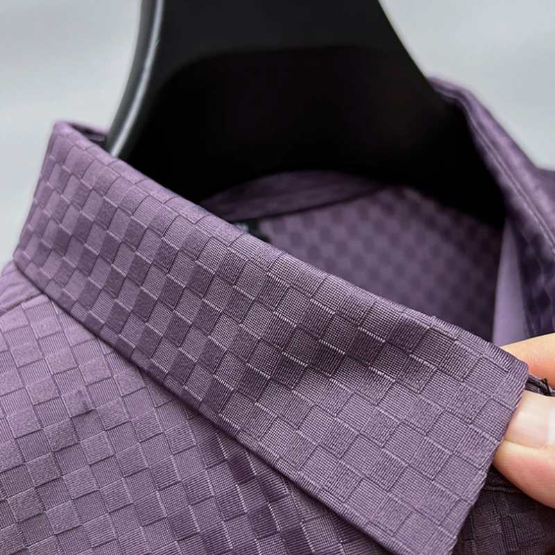 [SOLD OUT] Scaltro: Majesty Grid Non-Crease Polo