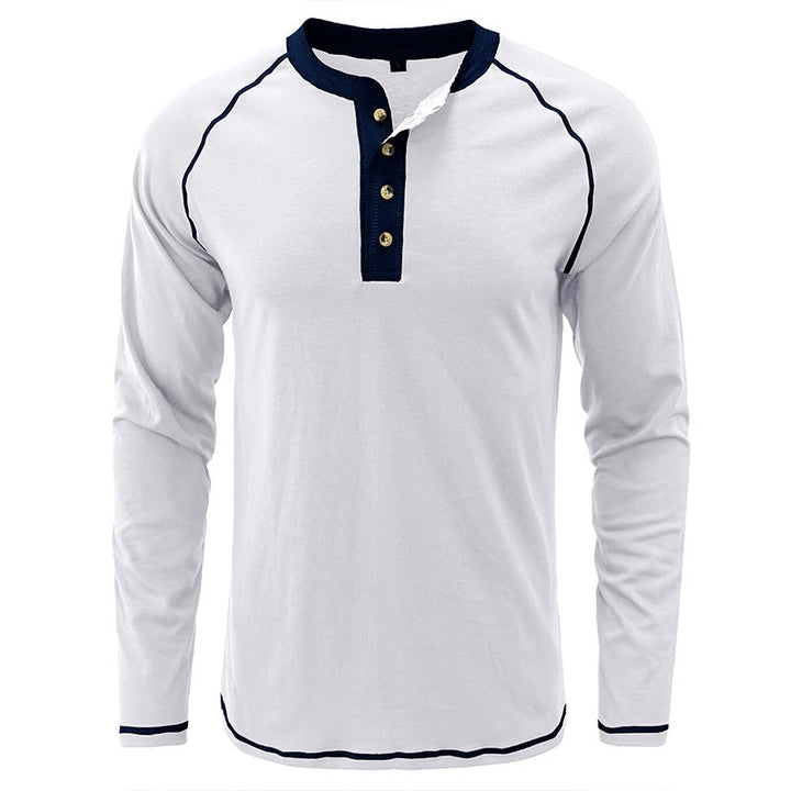 Soft Cotton  Henley T-Shirt