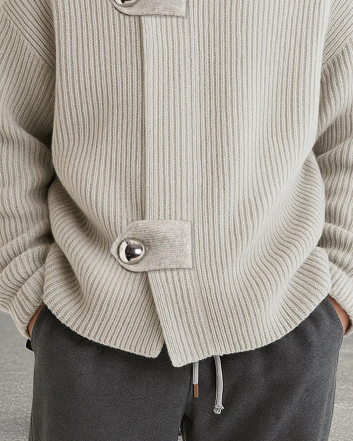 Trendy Relaxed Fit Knit Cardigan