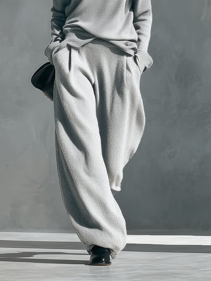 Women's One-shoulder Cut-out Modern Knit-Blend Set MDA2539G2I