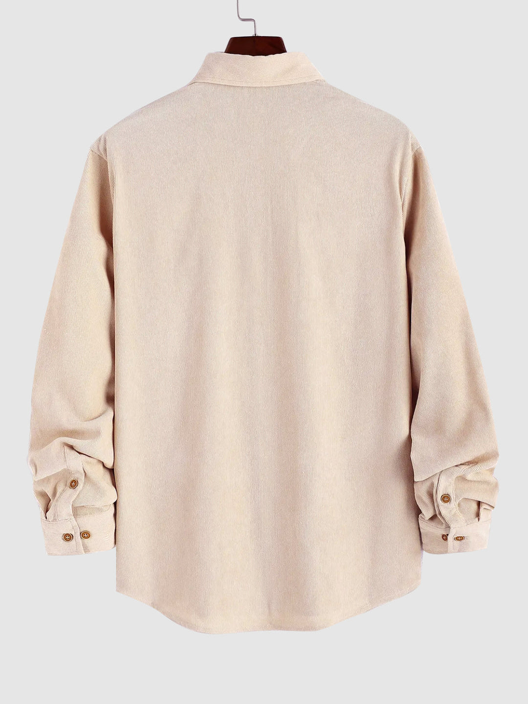 Men's Textured Corduroy Long Sleeve Shirt