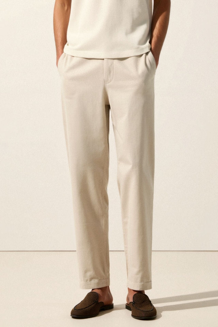 KORRIK  Regular Fit Linen Loose Pants