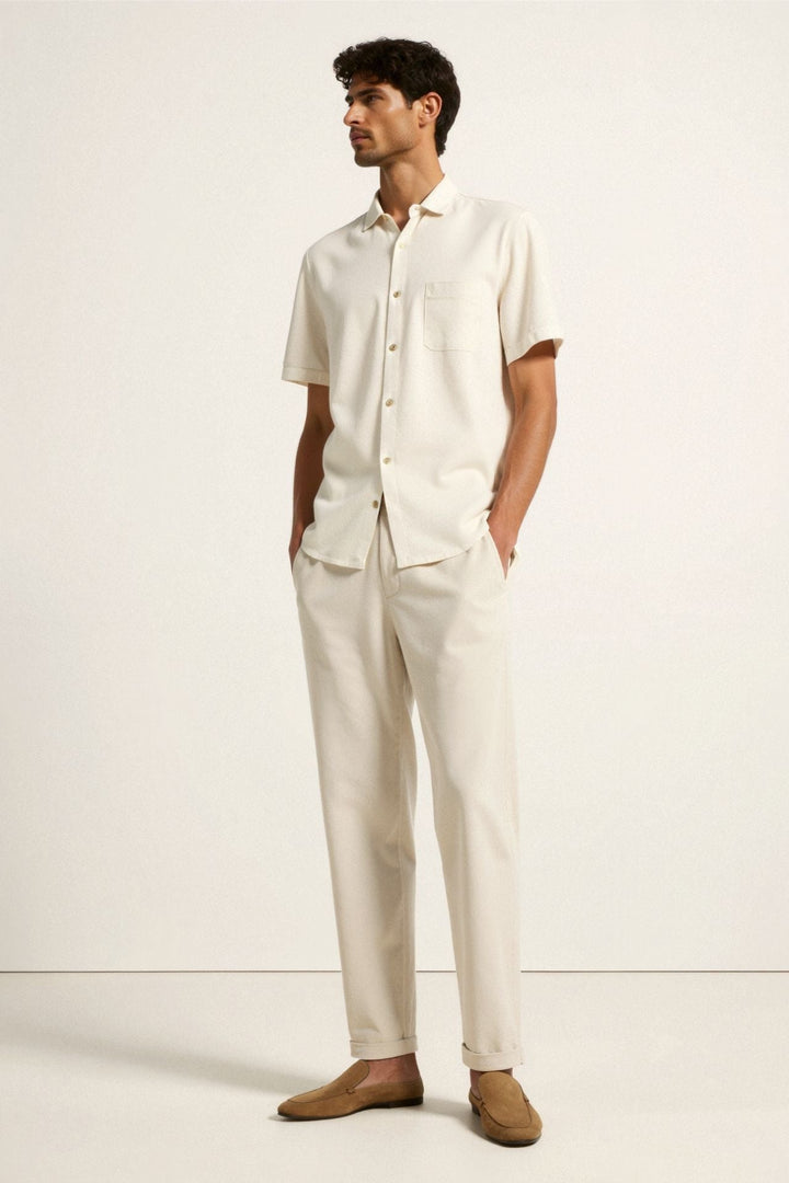 KORRIK  Regular Fit Linen Loose Pants