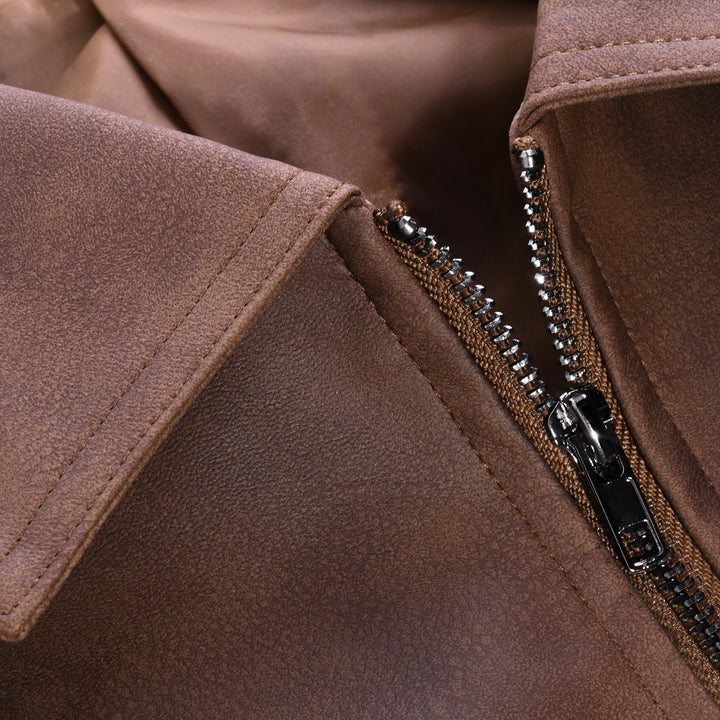 Mens Classic  Leather Jacket