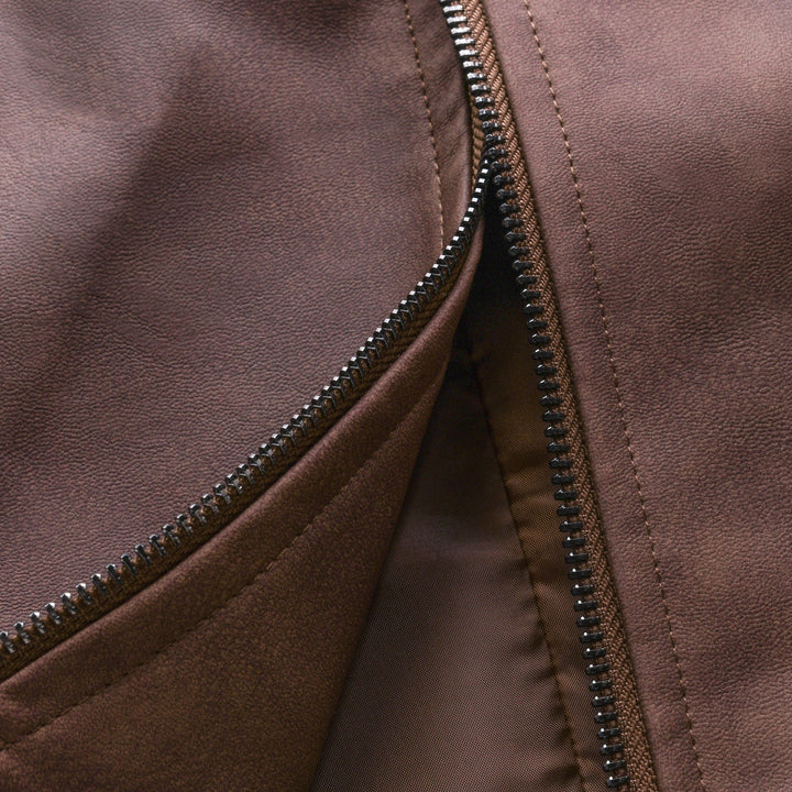Mens Classic  Leather Jacket