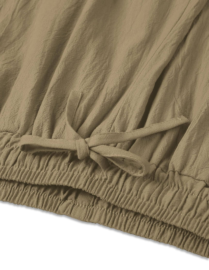 Cotton Linen Style Loose Yoga Pants (US Only)