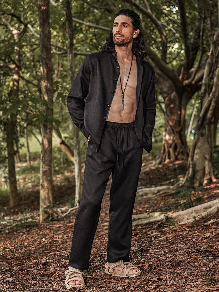Eco-friendly Cozy 100% Linen Pants