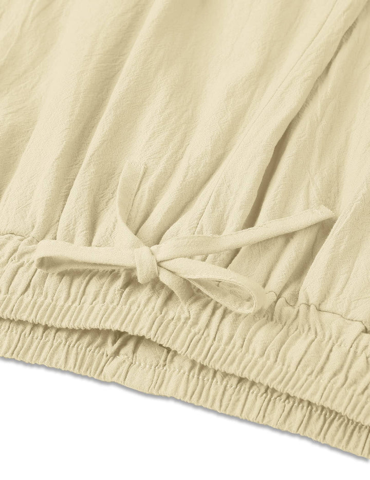 Cotton Linen Style Loose Yoga Pants (US Only)