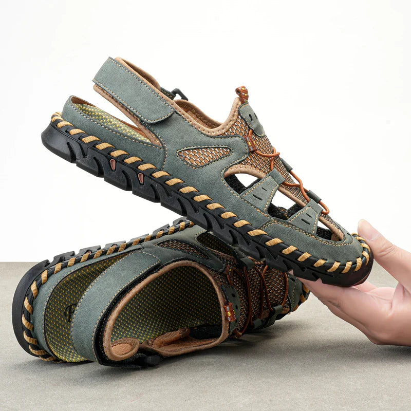 Jason Leather Sandals