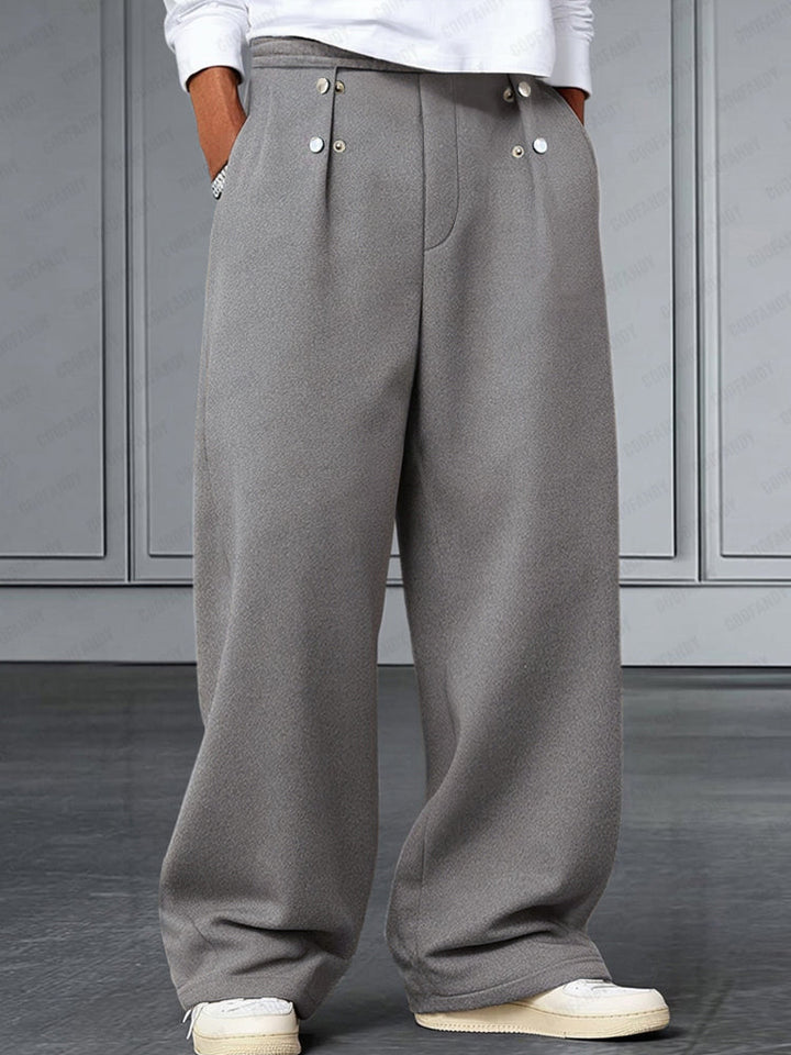 Casual Sporty Versatile Pleated Pants