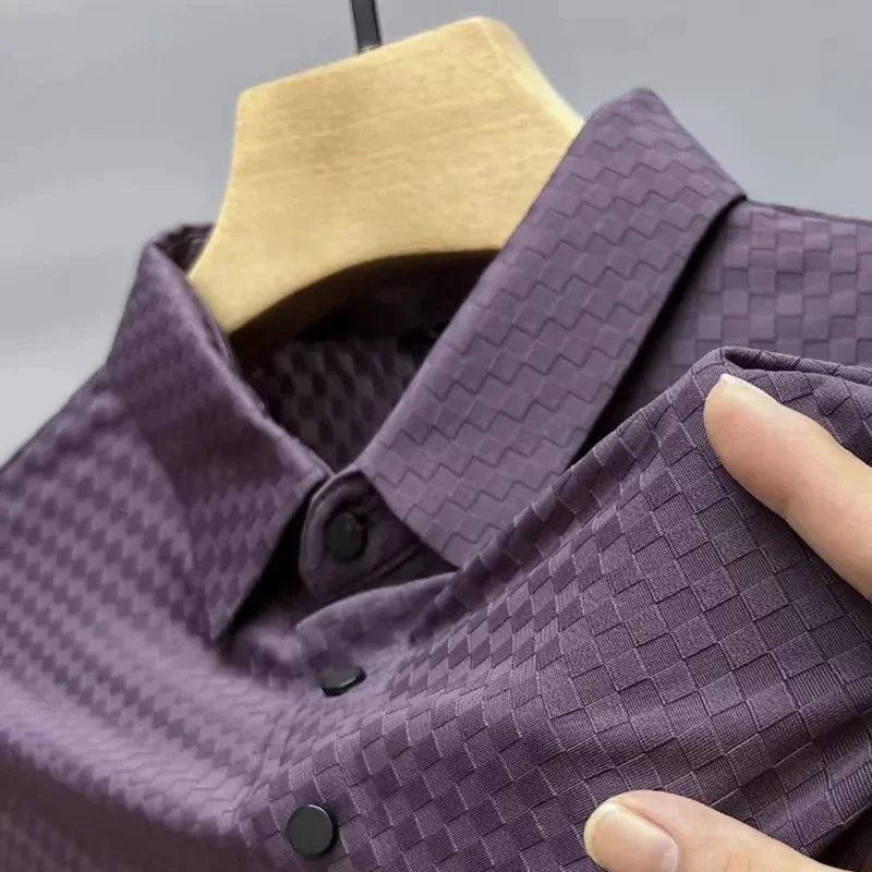 [SOLD OUT] Scaltro: Majesty Grid Non-Crease Polo