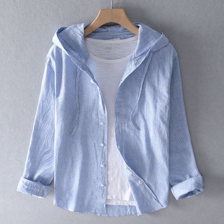 NICO  LINEN HOODIE