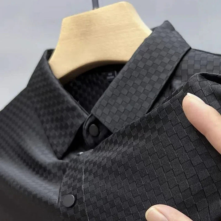 [SOLD OUT] Scaltro: Majesty Grid Non-Crease Polo