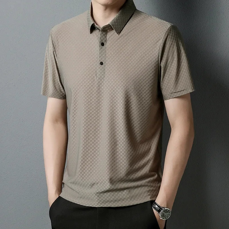 [SOLD OUT] Scaltro: Majesty Grid Non-Crease Polo
