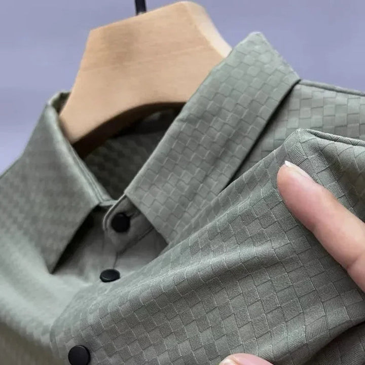 [SOLD OUT] Scaltro: Majesty Grid Non-Crease Polo