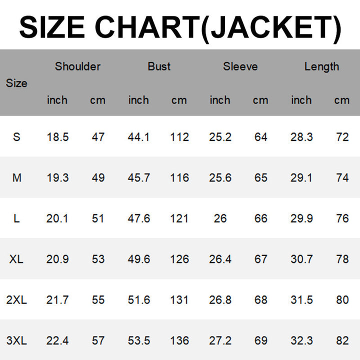 Men’s Retro Jacket & Cargo Pants 2-Piece Set